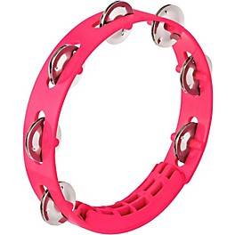 Nino Compact ABS Plastic Handheld Tambourine 8 in. Gras... Nino Compact ABS Plastic Handheld Tambourine 8 in. Strawberry Pink