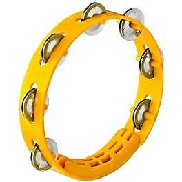 Nino Compact ABS Plastic Handheld Tambourine 8 in. Grass Green Nino Compact ABS Plastic Handheld Tambourine 8 in. Yellow