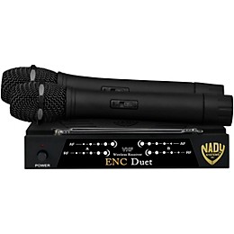 Nady ENC Duet Wireless Handheld Microphone System Band P and R