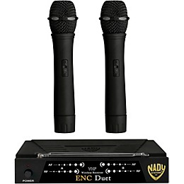 Open Box Nady ENC Duet Wireless Handheld Microphone System Level 2 Band A and F 190839455994