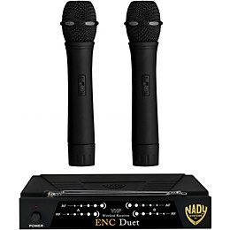 Open Box Nady Encore Duet Dual Wireless Handheld System Level 1 Band B and D