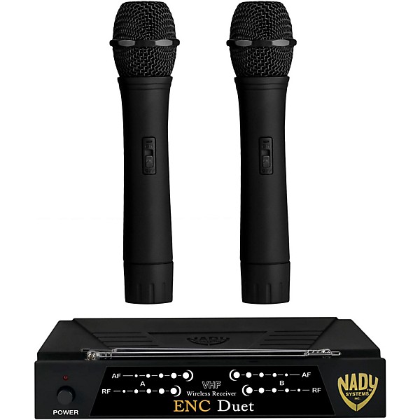 Nady ENC Duet Dual Wireless Handheld System Band E and F