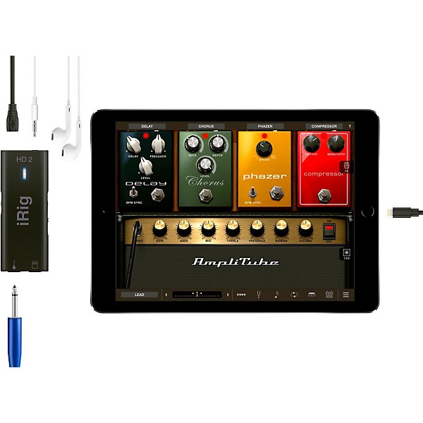 IK Multimedia iRig HD 2 Studio-Quality Guitar Interface for iOS/MAC