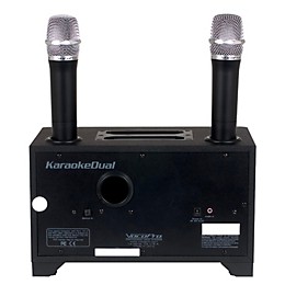 Open Box VocoPro KARAOKEDUAL All-In-One Karaoke Boom Box with Wireless Mics Level 2 Regular 190839212641