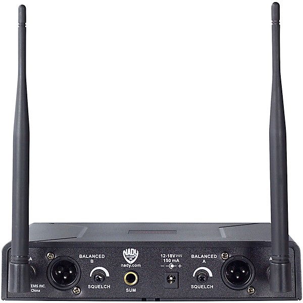 Open Box Nady U-2100 HT - Dual 100 Channel UHF Handheld Wireless Microphone System Level 2 Band A and B 190839624192