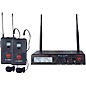 Open Box Nady U-2100 LT - Dual Channel UHF Wireless System with Omnidirectional Lavalier/Lapel Microphone Level 1 Band A and B thumbnail