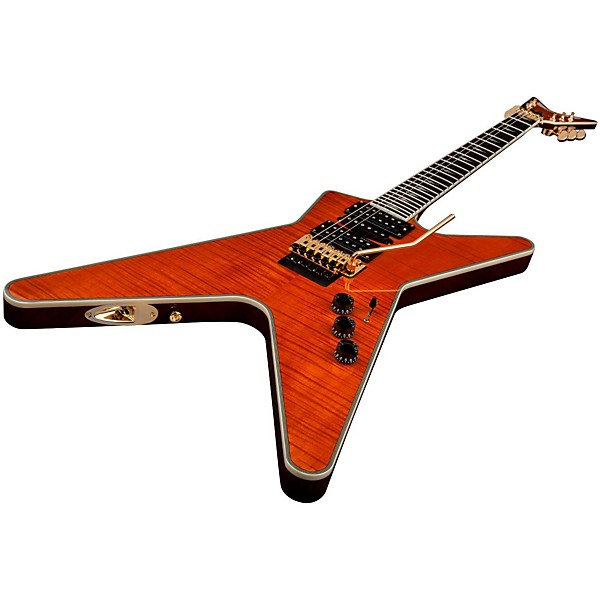 Open Box Dean ML Switchblade Floyd HSH - Classic Black Level 2 Transparent Amber 888365993638