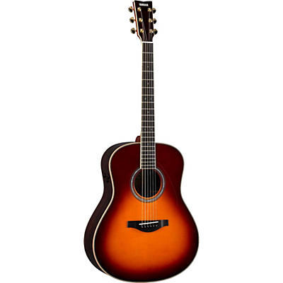 Yamaha Ll-Ta Transacoustic Jumbo Concert Acoustic-Electric Guitar Brown Sunburst for sale