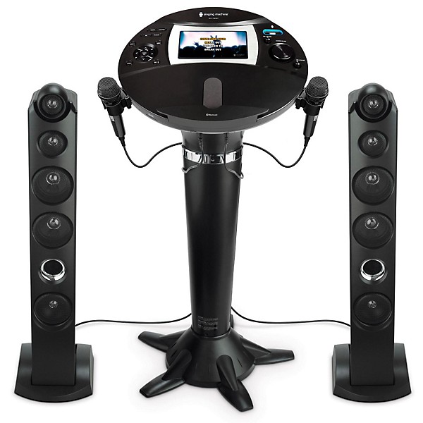 Open Box The Singing Machine ISM1060BT Hi-Def Pedestal Karaoke System Level 2 Regular 888366001912