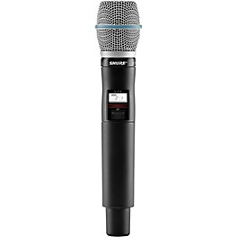 Shure QL... Shure QLXD2/BETA87C Wireless Handheld Microphone Transmitter With Interchangeable BETA 87C Microphone Capsule G50