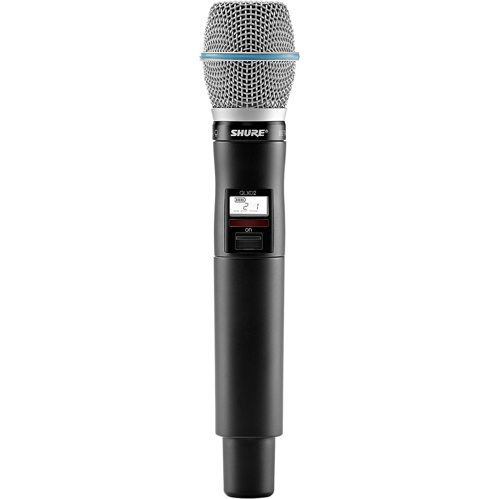 Shure QLXD2/BETA87C Wireless Handheld Microphone Transmitter With