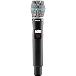Open Box Shure QLXD2/BETA87C Wireless Handheld Microphone Transmitter With Interchangeable BETA 87C Microphone Capsule Level 1 Band H50