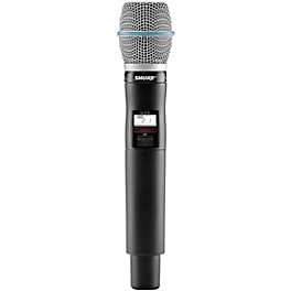 Shu... Shure QLXD2/BETA87C Wireless Handheld Microphone Transmitter With Interchangeable BETA 87C Microphone Capsule Band H50