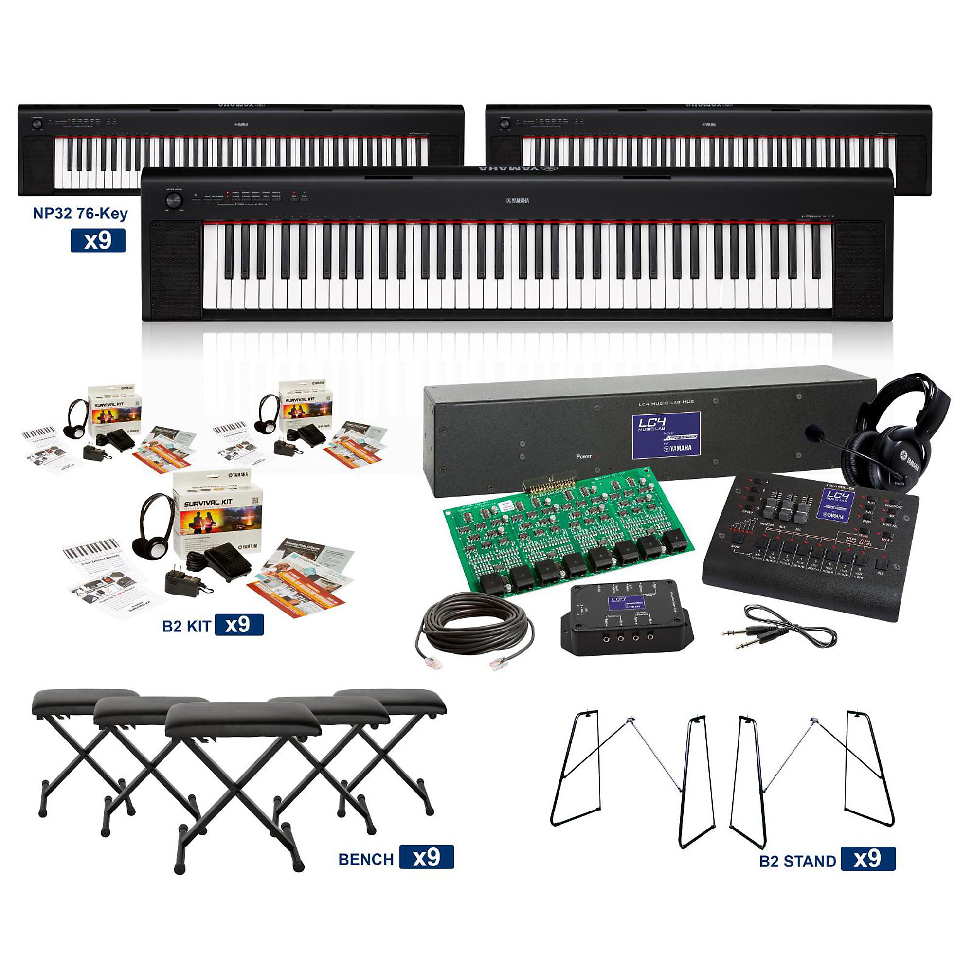 Yamaha NP-32 76-Key Piaggero LC4 Keyboard Lab | Guitar Center