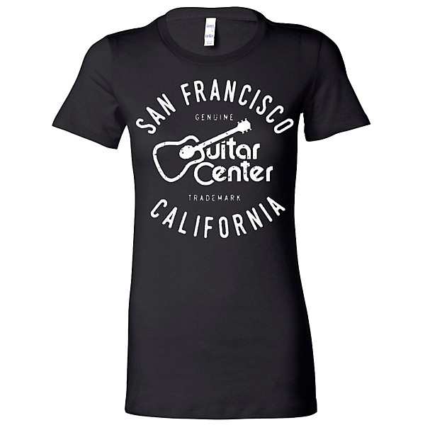 Guitar Center Ladies San Francisco Fitted Tee Small