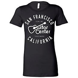 Guitar Center Ladies San Francisco Fitted Tee Medium