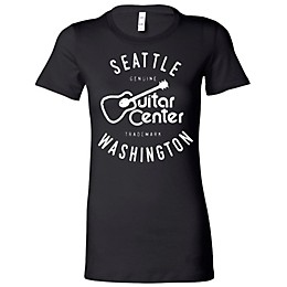 Guitar Center Ladies Seattle Fitted Tee Small