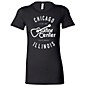 Guitar Center Ladies Chicago Fitted Tee Small thumbnail
