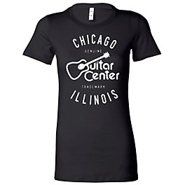 Guitar Center Ladies Chicago Fitted Tee Large Guitar Center Ladies Chicago Fitted Tee Medium