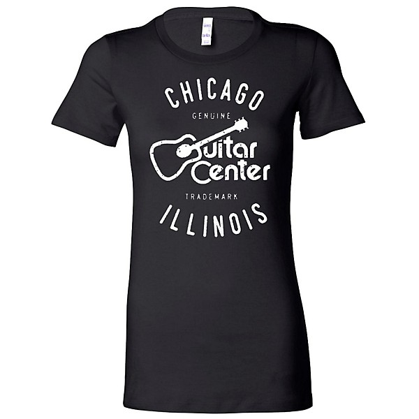 Guitar Center Ladies Chicago Fitted Tee Large