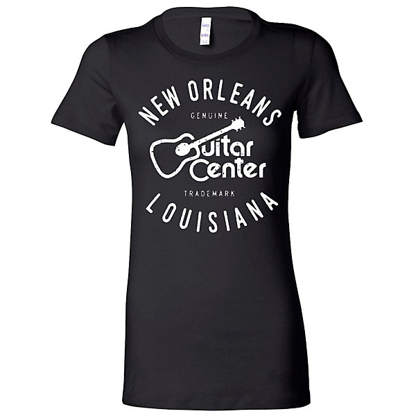 Guitar Center Ladies New Orleans Fitted Tee Medium