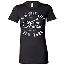 Guitar Center Ladies Brooklyn Fitted Tee X Large Guitar Center Ladies Brooklyn Fitted Tee Small