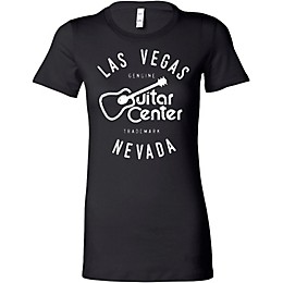 Guitar Center Ladies Las Vegas Fitted Tee Large