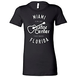 Guitar Center Ladies Miami Fitted Tee Large
