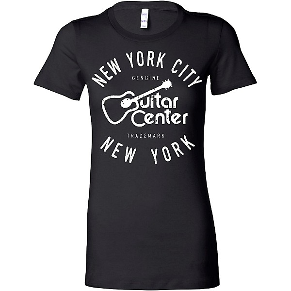 Guitar Center Ladies NYC Fitted Tee Small