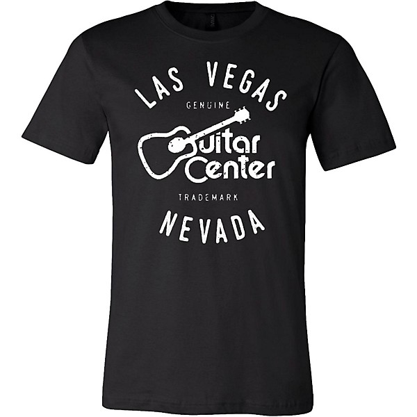 Clearance Guitar Center Mens Las Vegas Logo Tee Medium