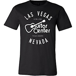 Guitar Center Mens Las Vegas Logo Tee Large