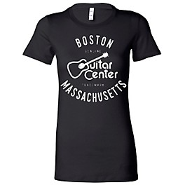 Guitar Center Ladies Boston Fitted Tee Medium Guitar Center Ladies Boston Fitted Tee Small