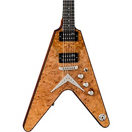 Dean USA V Burled/Spalted Maple Electric Guitar Gloss Natural