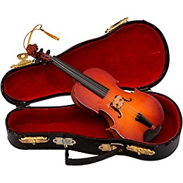 Kurt S. Adler Violin With Bow Wood Ornament