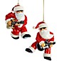Kurt S. Adler Rock & Roll Santa Ornament 2/Assorted thumbnail