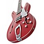 Open Box Hagstrom Super Viking Flame Maple Electric Guitar Level 2 Transparent Wild Cherry 190839378927