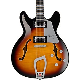 Hagstrom Super Viking Flame Maple Electric Guitar Dandy... Hagstrom Super Viking Flame Maple Electric Guitar Tobacco Sunburst