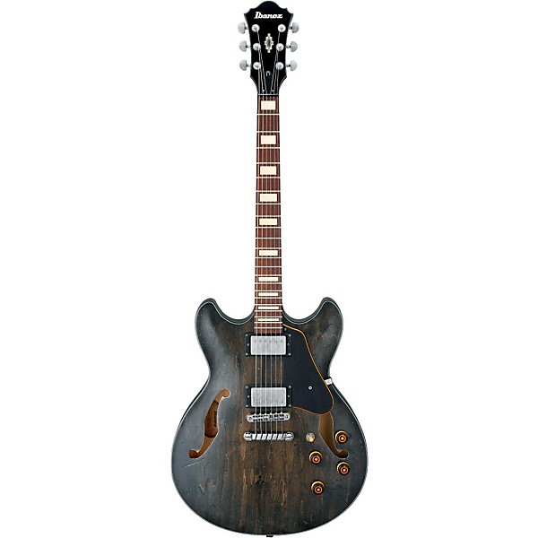 Open Box Ibanez Artcore Vintage Series ASV10A Semi-Hollow Body Electric Guitar Level 1 Transparent Black