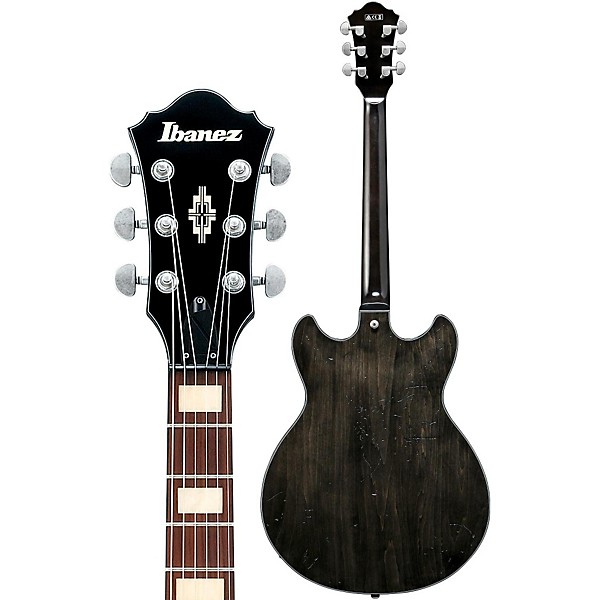 Open Box Ibanez Artcore Vintage Series ASV10A Semi-Hollow Body Electric Guitar Level 1 Transparent Black