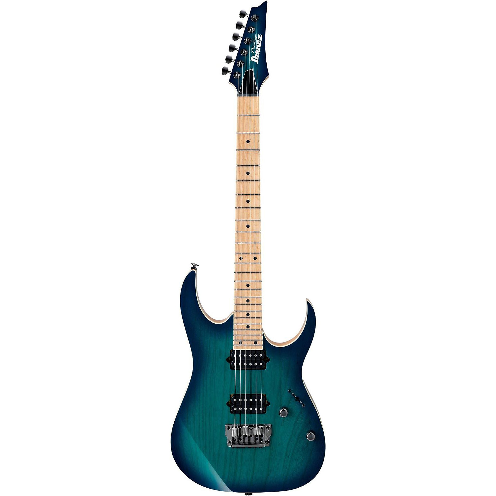 Ibanez RG652AHMFX Prestige RG Series 6-String Electric Guitar Nebula Green  Burst