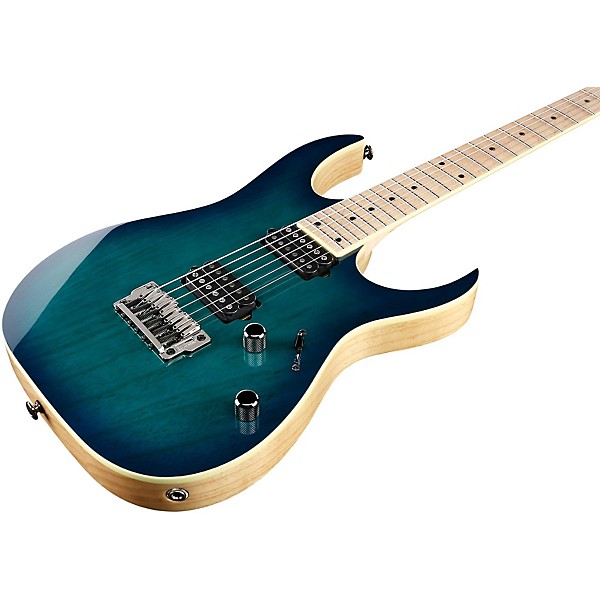 Open Box Ibanez RG652AHMFX Prestige RG Series 6-String Electric Guitar Level 2 Nebula Green Burst 190839316950