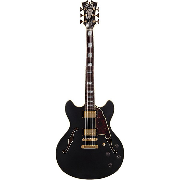 Open Box D'Angelico Deluxe Series DC Semi-Hollowbody Electric Guitar with Custom Seymour Duncan Pickups and Stopbar Tailpi...