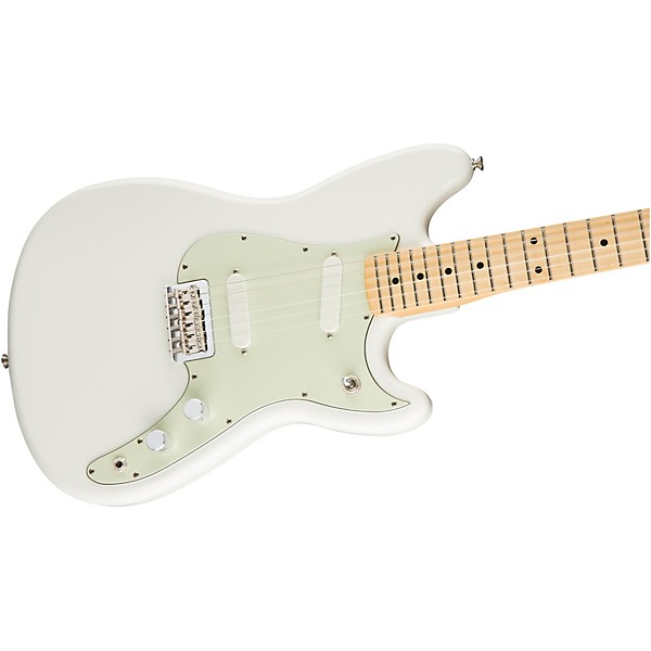 Fender Duo-Sonic Electric Guitar with Maple Fingerboard Aged White
