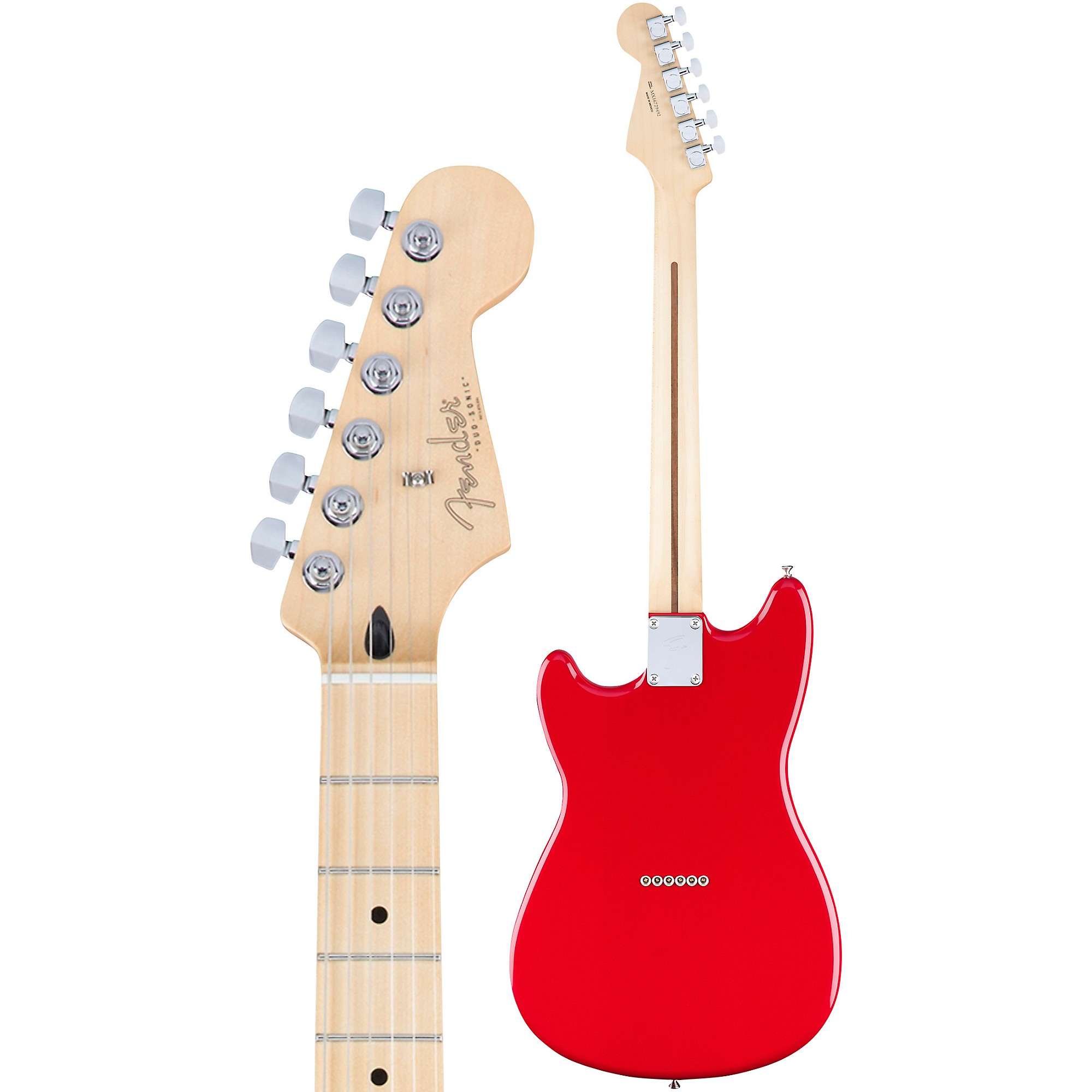 Fender Duo-Sonic Electric Guitar with Maple Fingerboard Torino Red