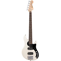Fender Deluxe Active Dimension Bass V, Rosewood Fingerboard Olympic White