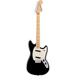 Fender Mustang Maple Fingerboard Black | Guitar Center