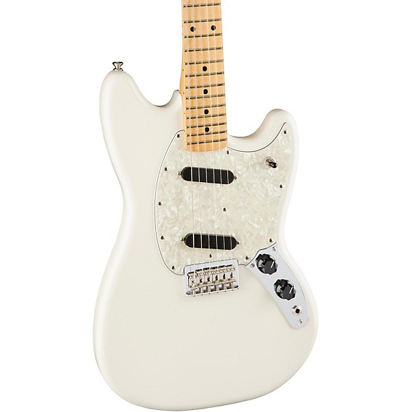 Fender Mustang Maple Fingerboard Olympic White