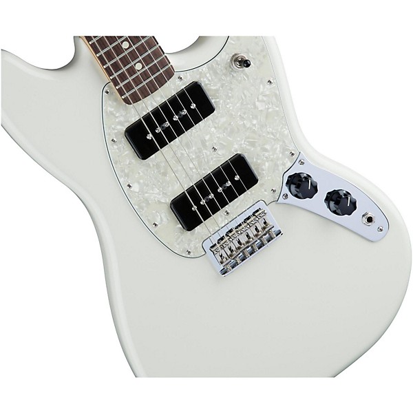 Fender Mustang 90 Rosewood Fingerboard Olympic White