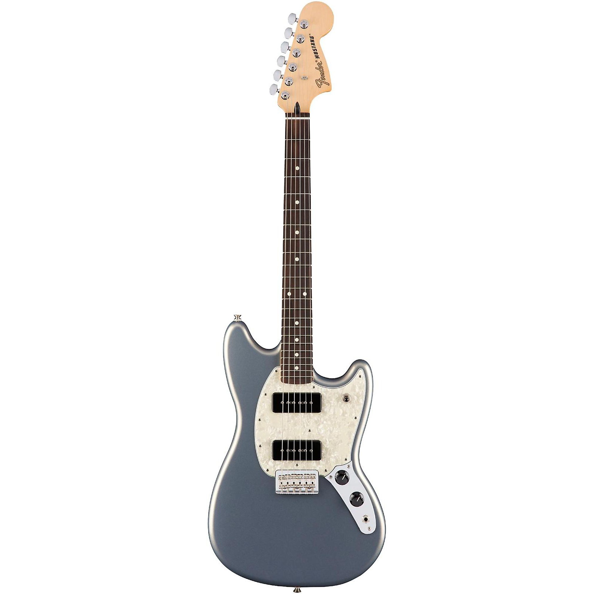 Open Box Fender Mustang 90 Rosewood Fingerboard Silver