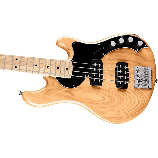 Fender Deluxe Active Dimension Bass Guitar, Maple Fingerboard Natural